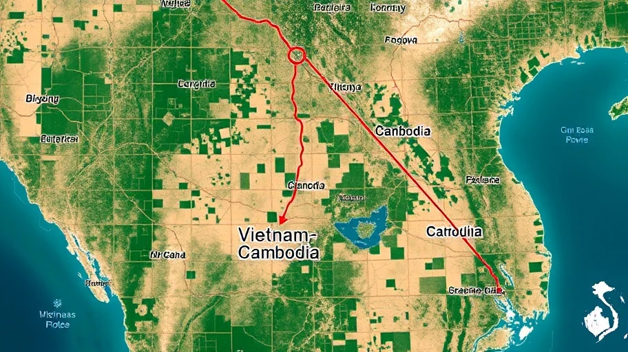 Ảnh về vị trí địa lý của An Giang trên bản đồ