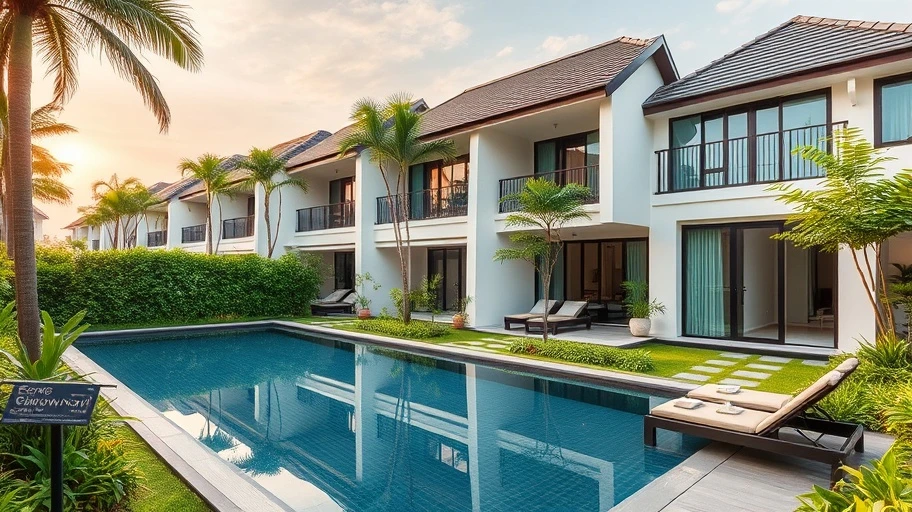 Biệt thự liền kề trong bất động sản đô thành