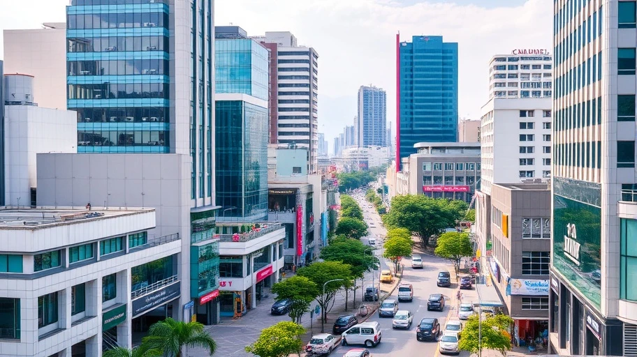Cảnh sắc phát triển khu vực Hà Đông