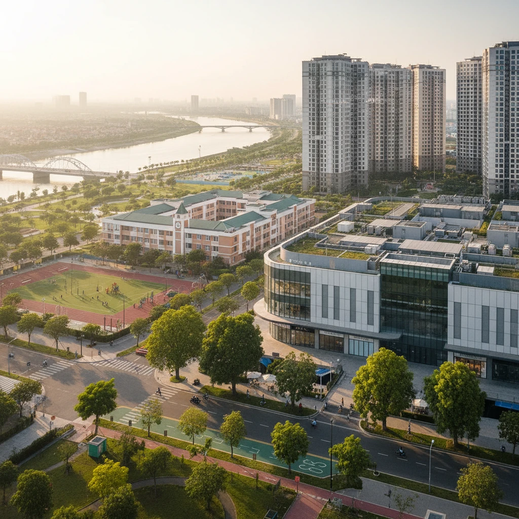 Cơ sở hạ tầng Ruby Long Biên và giá trị căn hộ.