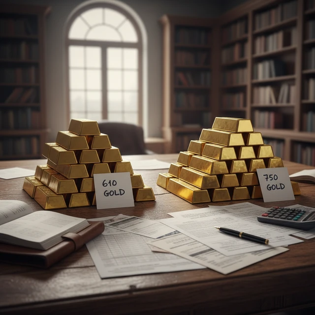 Đầu tư vàng 610 và 750