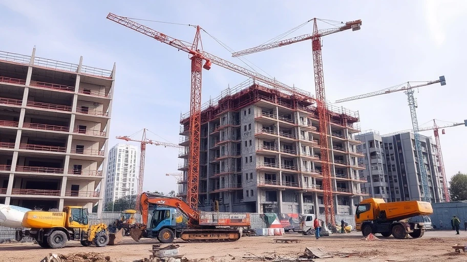 Dự án chung cư mới tại Quận 7 đang triển khai.