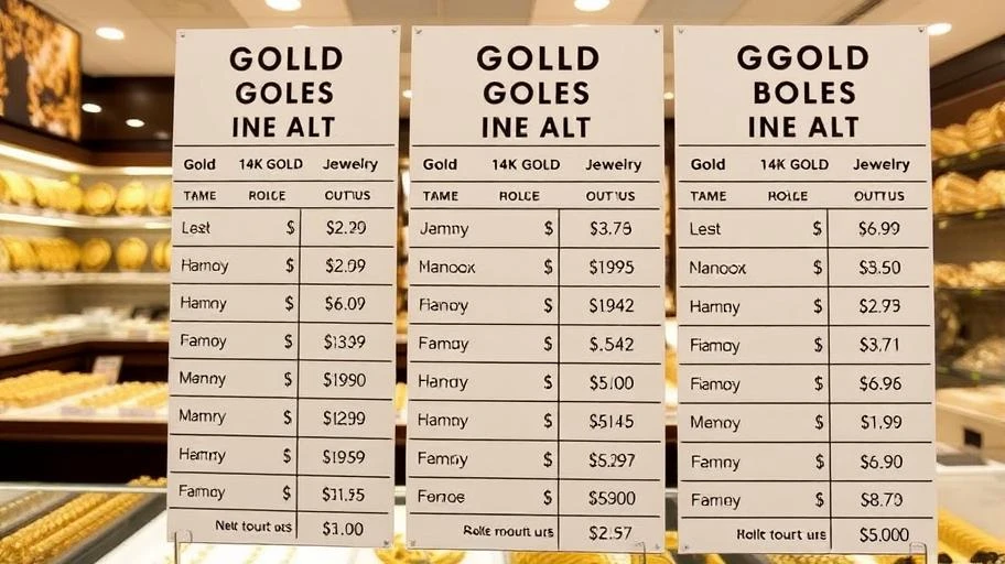 Giá cả và ngân sách khi mua vàng 14k