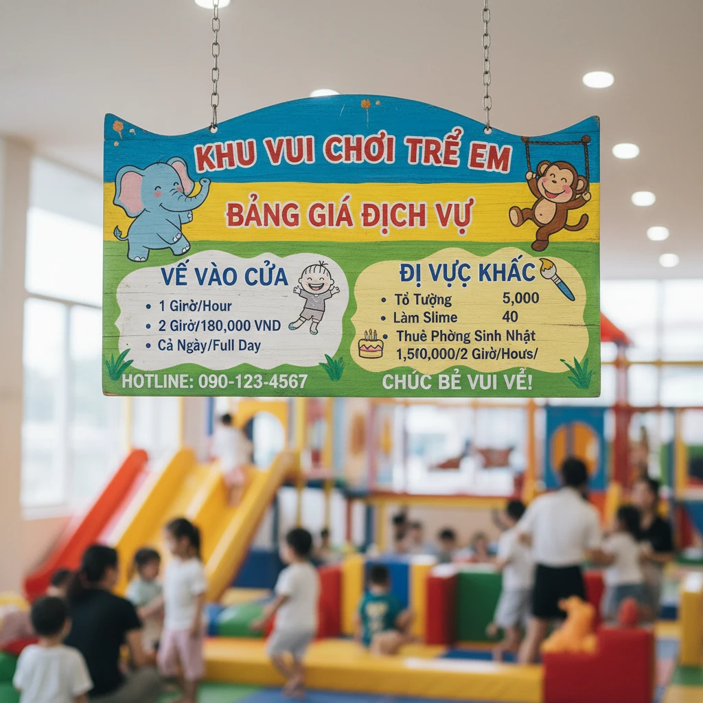 Giá vé và dịch vụ nhà banh