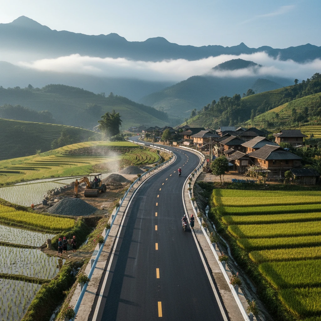 Hạ tầng giao thông tại Tả Phìn