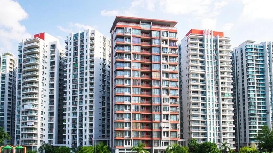 Hình ảnh các tòa nhà chung cư tư nhân tại Singapore