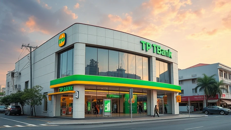 Hình ảnh chi nhánh TPBank cho giao dịch vàng Doji