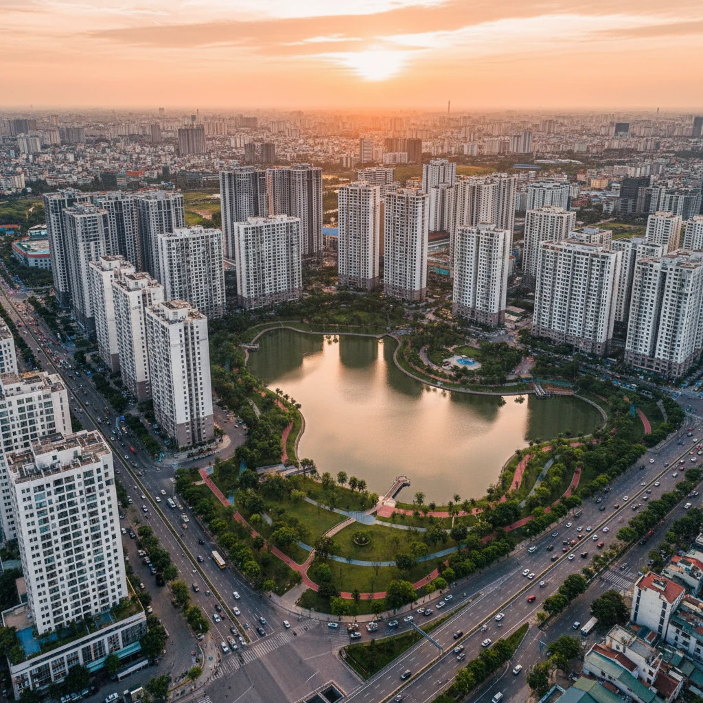 Hình ảnh dự đoán xu hướng giá nhà Nơ Linh Đàm