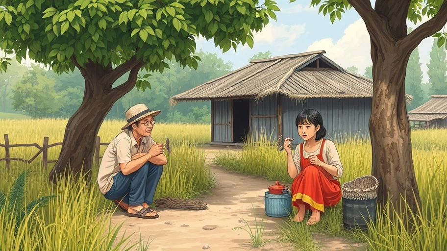 Hình ảnh hài hước trong quan huyện bất đắc dĩ