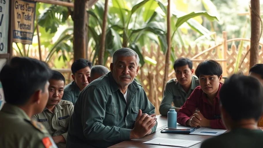 Hình ảnh lãnh đạo không mong muốn trong quan huyện bất đắc dĩ