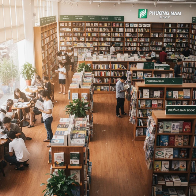 Hình ảnh nhà sách Phương Nam tại Hòa Bình