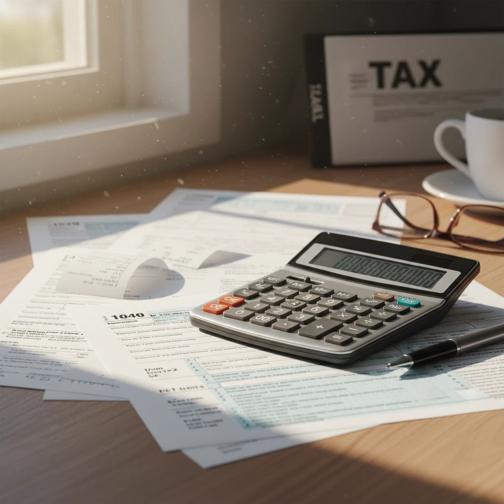 Hình ảnh tài liệu tài chính và máy tính