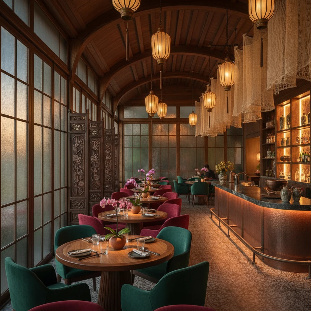 Không gian nhà hàng RuNam quận 9