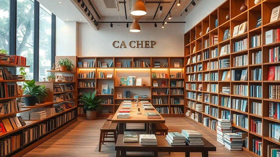 Không gian văn hóa tại Nhà sách Cá Chép gần Quận 10