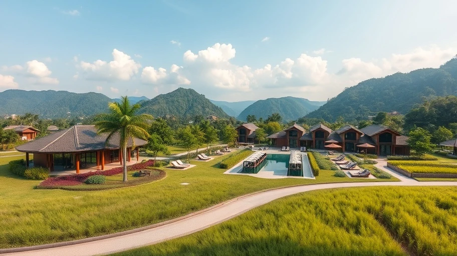Khu nghỉ dưỡng ở Hòa Bình với thiết kế hiện đại