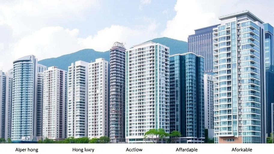 Loại hình chung cư ảnh hưởng giá trị Hồng Kông