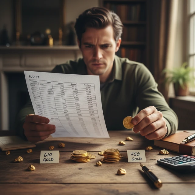 Ngân sách cho vàng 610 và 750