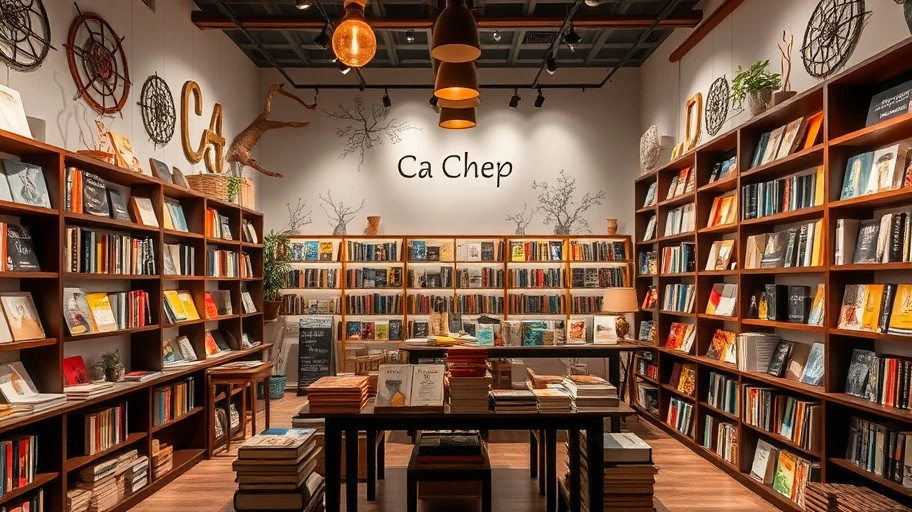 Nhà sách Cá Chép Đà Nẵng nghệ thuật