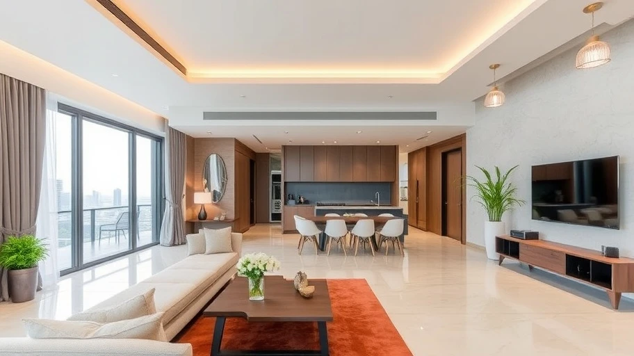 Nội thất căn hộ sang trọng tại Paragon