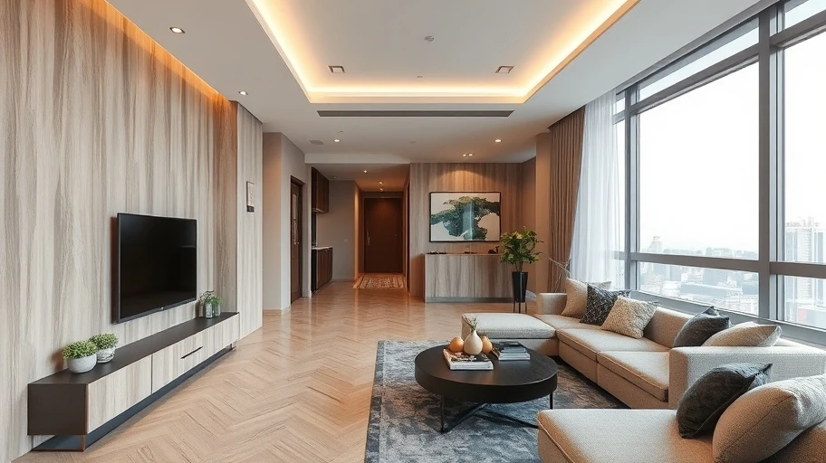 Nội thất căn hộ Yên Nghĩa hiện đại