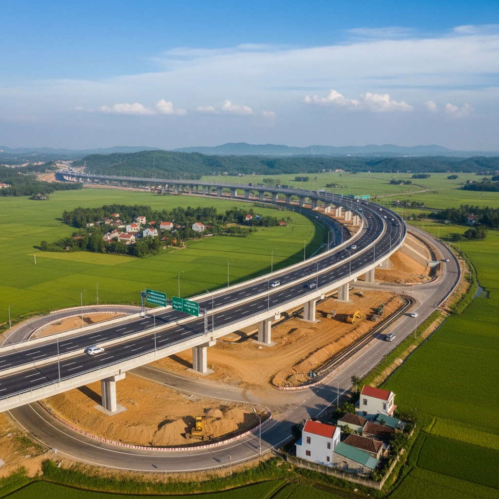 Phát triển hạ tầng giao thông huyện Quốc Oai ảnh hưởng đến bất động sản.