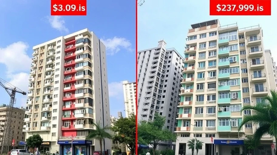 So sánh giá chung cư với khu vực lân cận