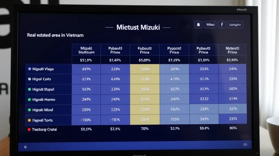So sánh giá nhà Mizuki và khu vực lân cận