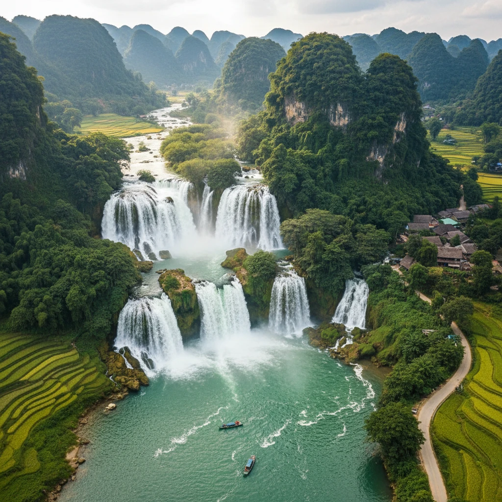 Thác Bản Giốc tại Cao Bằng