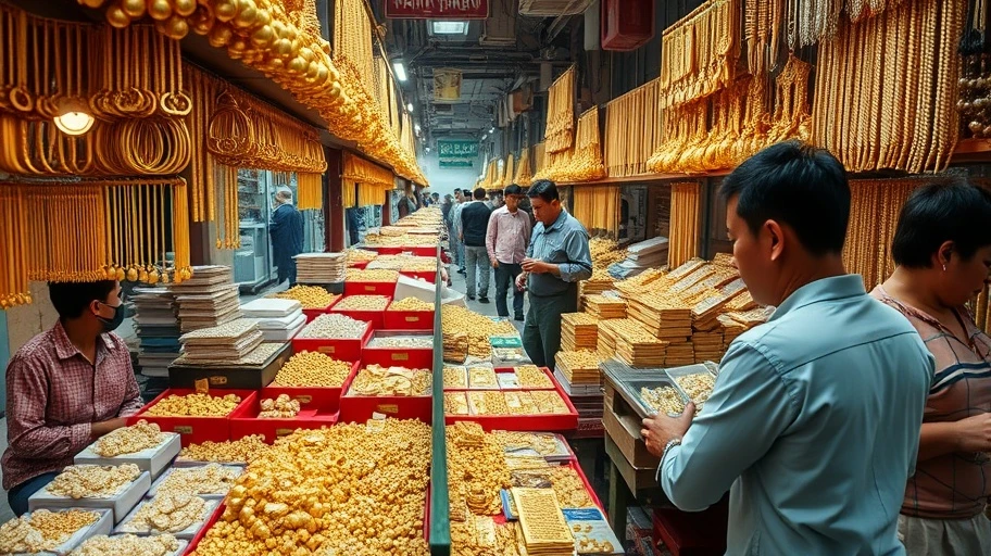 Thị trường và yếu tố ảnh hưởng đến giá vàng trắng