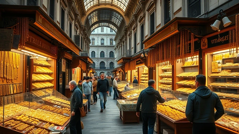Thị trường vàng Italy