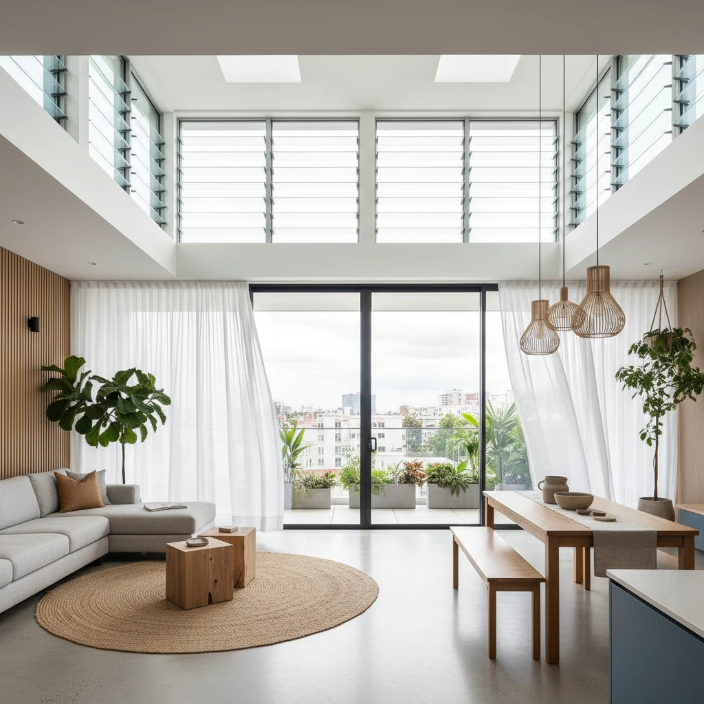 Thiết kế căn hộ Rivera Quận 10 với ánh sáng tự nhiên