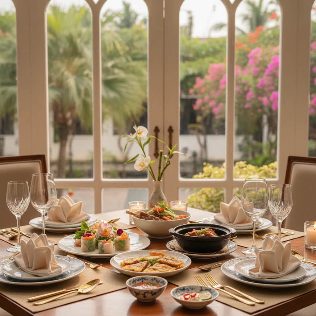 Thực đơn nhà hàng RuNam quận 9 sang trọng