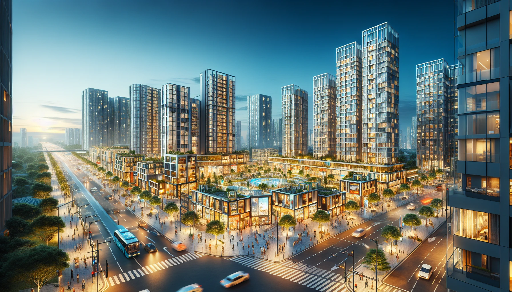 Tiềm năng phát triển kinh tế quanh Chung cư Boulevard Quận 7.