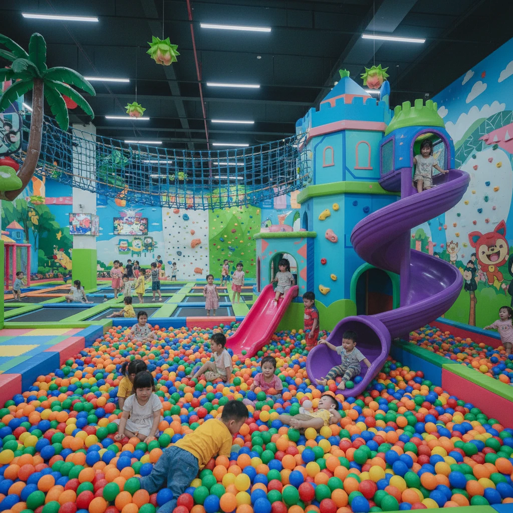 Trung tâm giải trí trẻ em tại Quận 4 có nhà banh
