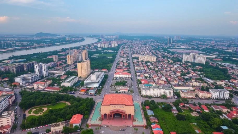 Vị trí đắc địa của nhà khách tỉnh đội Tiền Giang