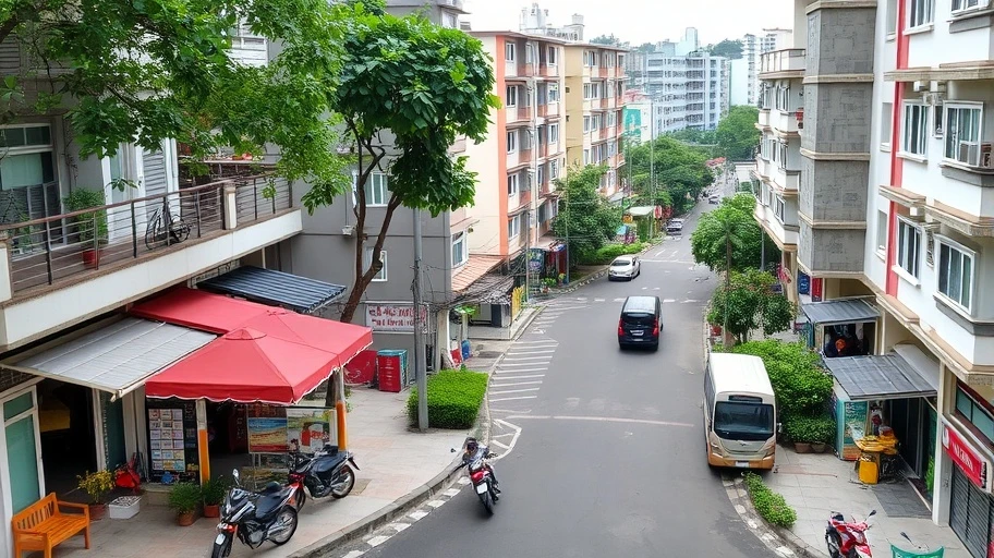 Vị trí thuận lợi của Chung cư Lan Phương